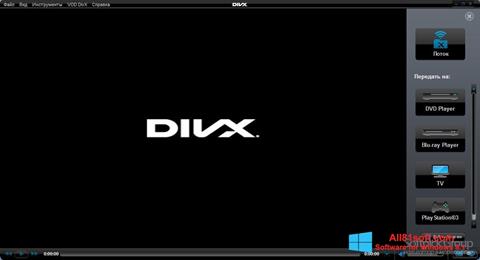 સ્ક્રીનશૉટ DivX Player Windows 8.1