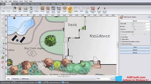 સ્ક્રીનશૉટ Realtime Landscaping Architect Windows 8.1