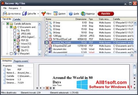 સ્ક્રીનશૉટ Recover My Files Windows 8.1
