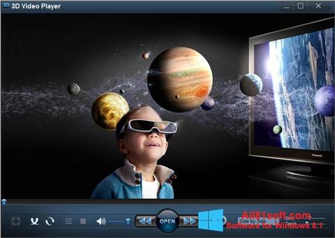 સ્ક્રીનશૉટ 3D Video Player Windows 8.1