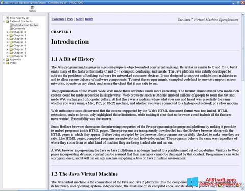 સ્ક્રીનશૉટ Java Virtual Machine Windows 8.1