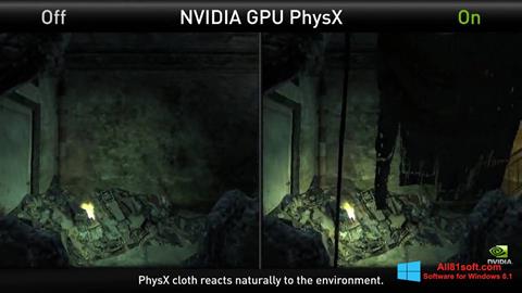 સ્ક્રીનશૉટ NVIDIA PhysX Windows 8.1