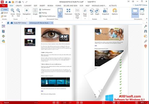 સ્ક્રીનશૉટ Soda PDF Windows 8.1