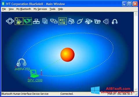 સ્ક્રીનશૉટ BlueSoleil Windows 8.1