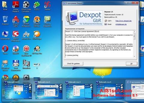 સ્ક્રીનશૉટ Dexpot Windows 8.1