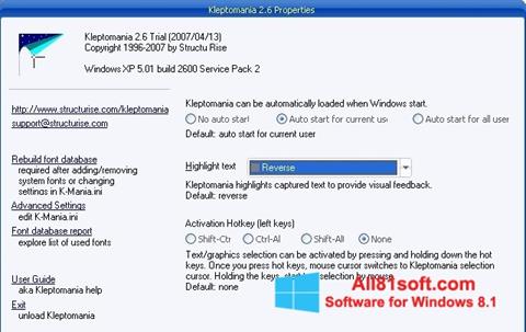 સ્ક્રીનશૉટ Kleptomania Windows 8.1