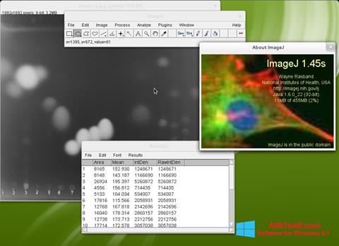 સ્ક્રીનશૉટ ImageJ Windows 8.1