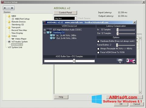સ્ક્રીનશૉટ ASIO4ALL Windows 8.1